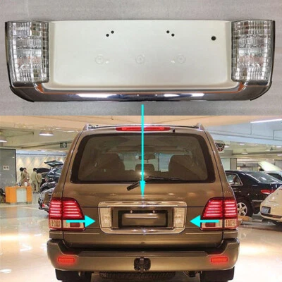 1 шт молдинг для заднего номерного знака со светодиодной подсветкой заднего фонаря для Lexus Lx470 2003-2007 - Изображение 1 из 3