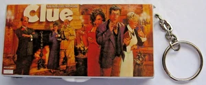 CLUE Game Schlüsselanhänger 1998 Basic Fun Schlüsselring Dolch Kerzenständer Würfel - Bild 1 von 7