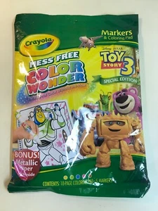 Crayola Mess Free Color Wonder, Disney Toy Story 3, Markers & Coloring Pad - Picture 1 of 3