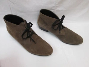 MUNROE SLOANE GREIGE SUEDE M601776 WOMENS SUEDE BOOTIE 12N - Picture 1 of 11