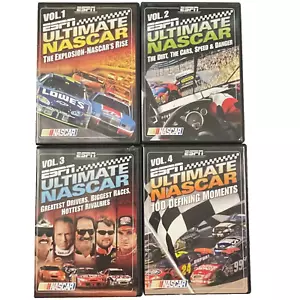 4 vol ESPN ULTIMATE NASCAR Earnhardt Gordon Gant Lund Petty Wallace 1 2 3 4 - Picture 1 of 5