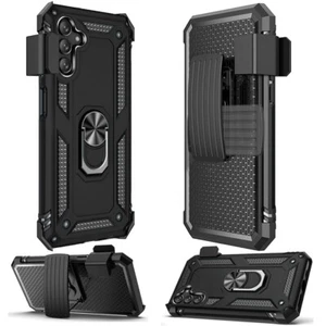 For Samsung A16 5G Case Magnetic Ringstand Holster Clip Combo + Tempered Glass - Picture 1 of 3