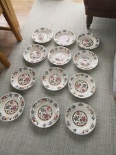 Myott Orient Dynasty Collection 12 x Soup Bowls 24cm & 11 Saucers + 1 Side Plate