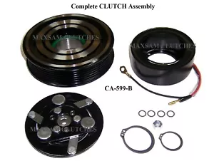 AC CLUTCH Fits: Honda CIVIC 1.7 Liter 2001 - 2005 OEM Compressor. READ DETAILS - Foto 1 di 5