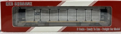 N Scale Red Caboose 19109-12 Canadian National Closed Auto Rack TTGX 962049 - Image 1 of 4