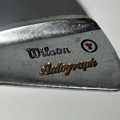 Wilson Autograph 7 Iron Golf Club Steel Chrome Reminder Grip Made USA Used - Image 1 of 4