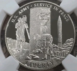 Ultra Cameo Proof 2011 S US Army Half Dollar Commemorative PF69 Coin Early Relea - Picture 1 of 4
