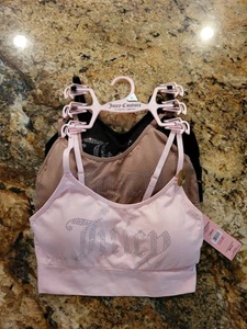 ๐Juicy Couture "INTIMATES" Sports Bras (Size L)๐ 3 Pack - Picture 1 of 2