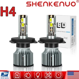 H4 LED Headlight Bulbs High Low Beam 6500K White For Toyota Tacoma 1997-2000 - Picture 1 of 11