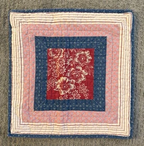 Chaps Telluride Patchwork Throw Pillow Sham Cover Case 20” VGUC Zipper - Picture 1 of 6