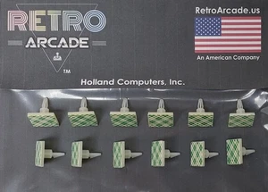 RetroArcade.us Arcade Game Board PCB Motherboard Mounting Pegs 12 Set w Adhesive - Picture 1 of 4
