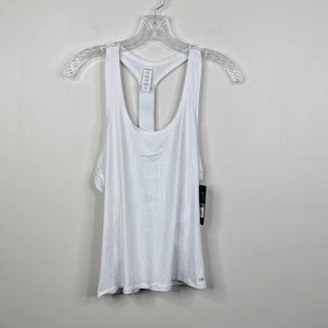 NUEVO CON ETIQUETAS Camiseta sin mangas Marika para mujer blanca gimnasio yoga informal espalda deportiva talla M MLT3930A - Imagen 1 de 5