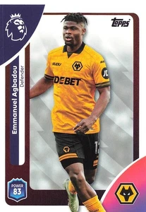 2025 Topps Premier League Base Wolverhampton Wanderers Emmanuel Agbadou #293 - Picture 1 of 3
