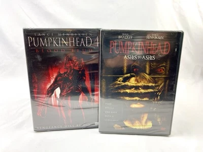 Pumpkinhead: Ashes to Ashes & Pumpkinhead 4: Blood Feud /Out Of Print 2 DVD Lot - Image 1 of 4