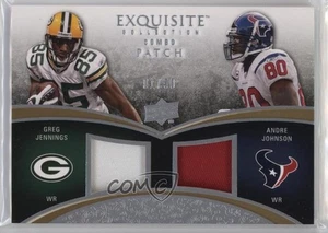 2009 Exquisite Collection Combo /50 Greg Jennings Andre Johnson #CP-JJ Patch HOF - Picture 1 of 3