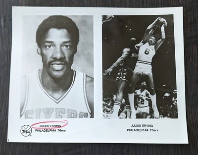 Julius Erving "Dr J" - Philadelphia 76ers - foto original  Foto 1 de 2