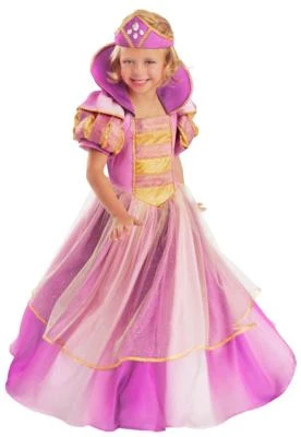 Disfraz de Princesa Amanda Infantil - Vestido de Cenicienta Reina Realeza - Med (7-8) Foto 1 de 4