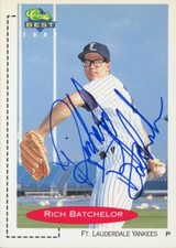 1991 Ft Lauderdale Yankees RICH BATCHELOR Signed Card autograph cardinals padres