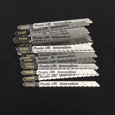 20 Piranha X25802 Innovation Jigsaw Blades Fast Clean Cut for Wood. <60mm - Image 1 of 3