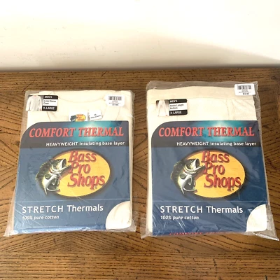 NUEVO Para hombres XL Ropa Interior Térmica Peso Pesado Elastizado Largo Johns Set Bajo Pro Shops Foto 1 de 4