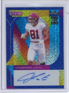 2023 Leaf Vivid CAMERON LATU Purple Mojo Auto 2/7