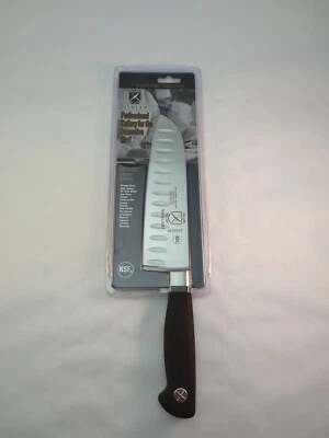 MERCER CUTLERY Mercer Culinary Genesis Santoku 7 inch Granton Edge Knife M20707 German Steel