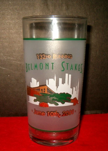 2000 BELMONT STAKES 132 RUNNING GLASS Cover