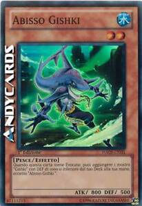 EXCELLENT • ABISSO GISHKI • (Abyss)  Super R HA05 IT031 1Ed • YUGIOH! ANDYCARDS