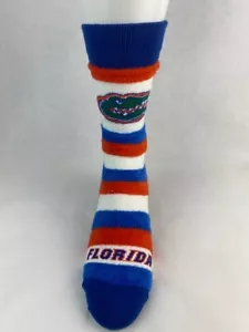 Florida Gators Women's Pro Stripe Fuzzy Soft Crew Socks - Picture 1 of 1