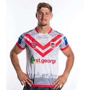 St George Dragons NRL Classic ANZAC Jersey Mens Sizes S-7XL! T1 - Picture 1 of 3