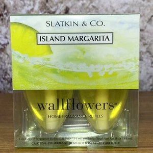 New Bath & Body Works Slatkin Wallflowers Refill 2-Pack ISLAND MARGARITA K8 - Picture 1 of 9