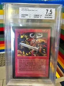 MTG 1993 Beta Keldon Warlord BGS 7.5 NM+ Magic card - Picture 1 of 2