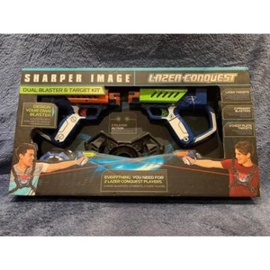 Sharper Image Lazer Conquest Dual Blaster und Target Kit 2 Spieler NEU versiegelt - Bild 1 von 5