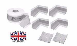 AQUA BUILD Sealing Waterproof Tanking Set - 10m tape, 4 inner joints, 2 collars - Picture 1 of 4