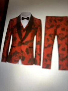 SWOTGdoby Boys Suits 3-piece Slim Fit Kids Tuxedo Suits Formal Dress Size 6(new - Picture 1 of 3