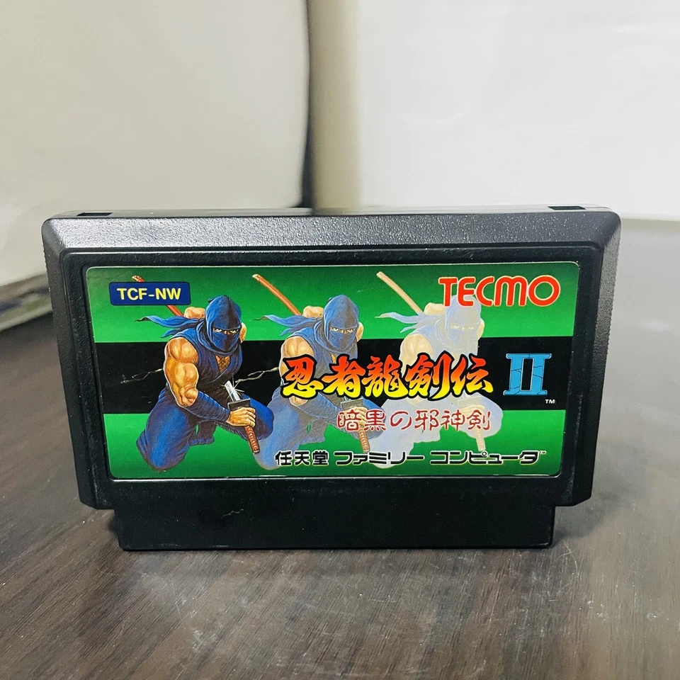 Ninja Ryukenden 2 Nintendo Famicom Tecmo 1990 TCF-NW Japanese Version Action - Image 1 of 4