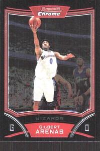 2008 Bowman Chrome #30 Gilbert Arenas Near Mint