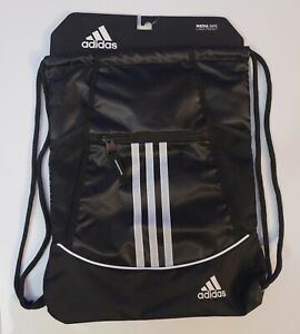 Alliance Ii Sackpack Adidas Black Backpack Bag Drawstring Sport School NWT
