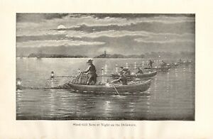 Rare 1897 Antique Fish Prints ~ Lake Erie Fishing Delware Lot of 3 Bonus 20 more