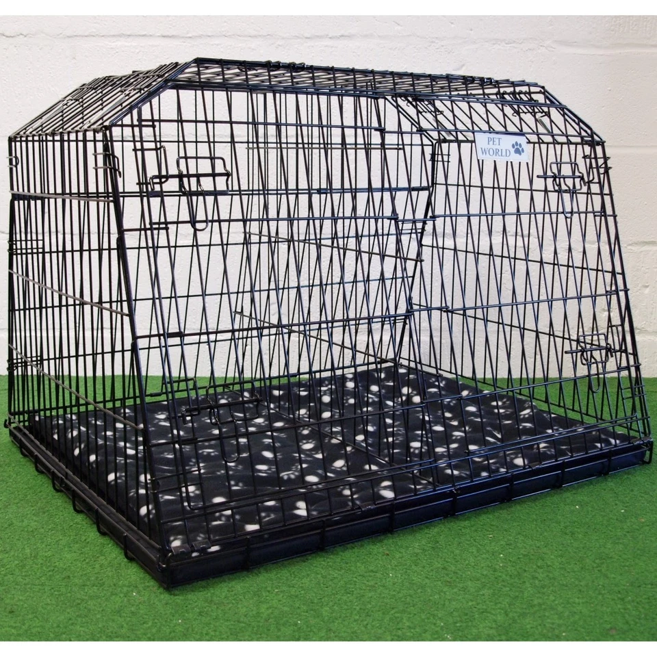 Nissan XTRAIL Sloping Dog Pet Puppy Travel Training Cage Crate TRANSPORTER