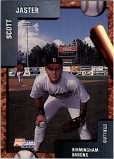 1992 Birmingham Barons Fleer/ProCards #2595 Scott Jaster