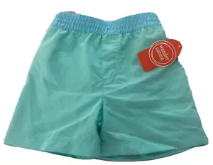 Wonder Nation Toddler Boys Swim Shorts Green and Blue 3T 18M UPF 50+ New 5K11 - Picture 1 of 9