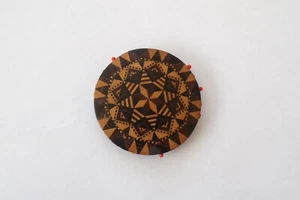 an antique tunbridge ware pin wheel - Picture 1 of 3