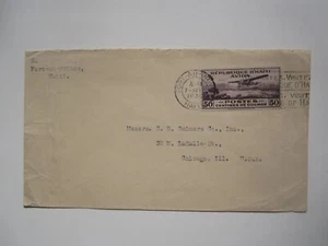 1930 HAITI COVER to CHICAGO,USA - Picture 1 of 2