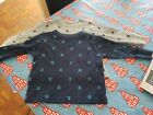 2 x Old Navy thin Jumpers long sleeved scull print VGC 12-18 months