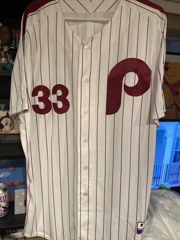 Cliff Lee Philadelphia Phillies TBTC Majestic Authentic Jersey Size 48 Cover