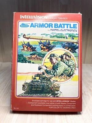 Armor Battle for Mattel Intellivision - Game/Box/Man/2OL - Image 1 of 3