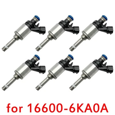 6 топливных форсунок подходят для Infiniti Qx60 2017-2019 Nissan Pathfinder 16600-6KA0A - Изображение 1 из 4