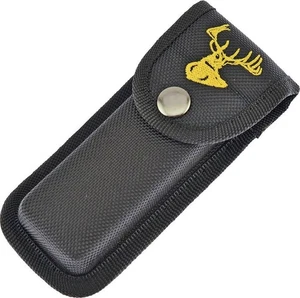 Funda de cinturón de cuchillo de bolsillo negro Buck Deer carpeta de 5" - Imagen 1 de 3