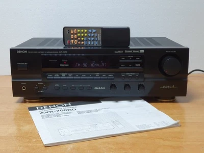 DENON AVR-700RD HiFi Verstärker RDS Receiver Mit PHONO - Bild 1 von 4